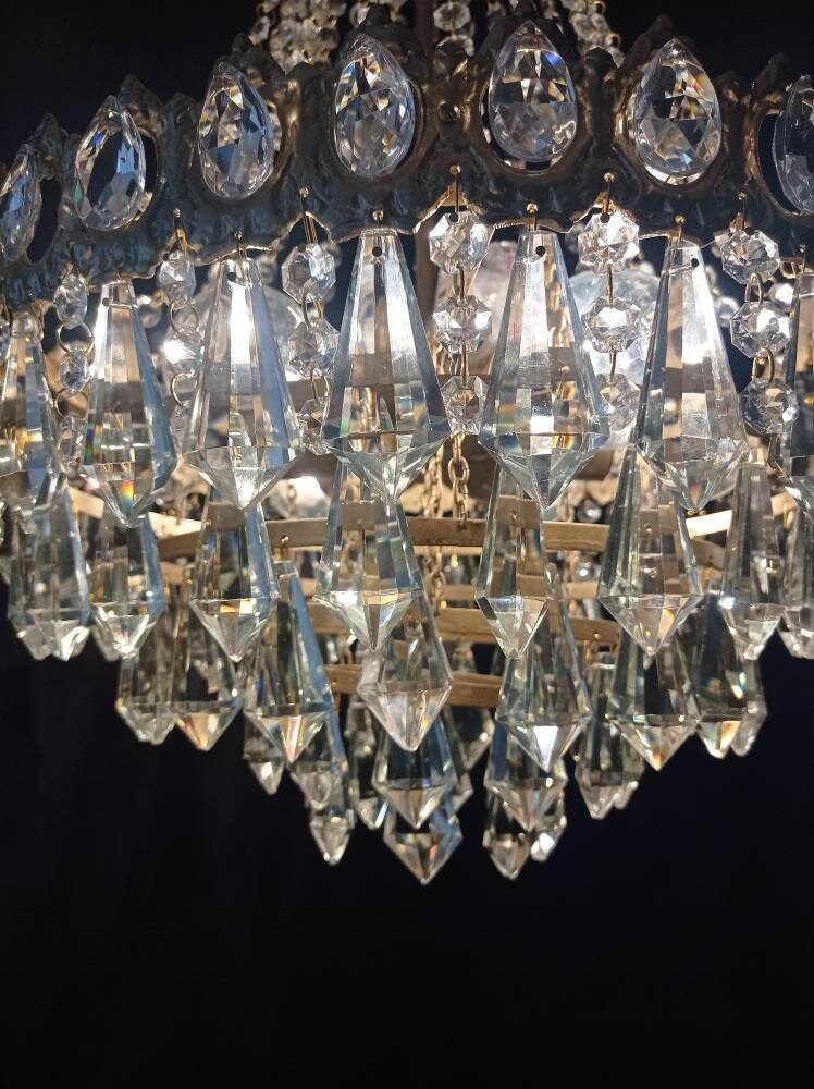 ② lustre en forme de panier - Lampes | Lustres