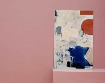 Pintura abstracta / Geométrica / Acrílico / Minimalismo / Abstracto / Formas / Geométrica / Única /