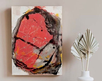 Piedra preciosa / Koh-i-Noor / abstracto / arte / Mischtechnik / acril / minimalismo / pintura / Unikat / acrilo