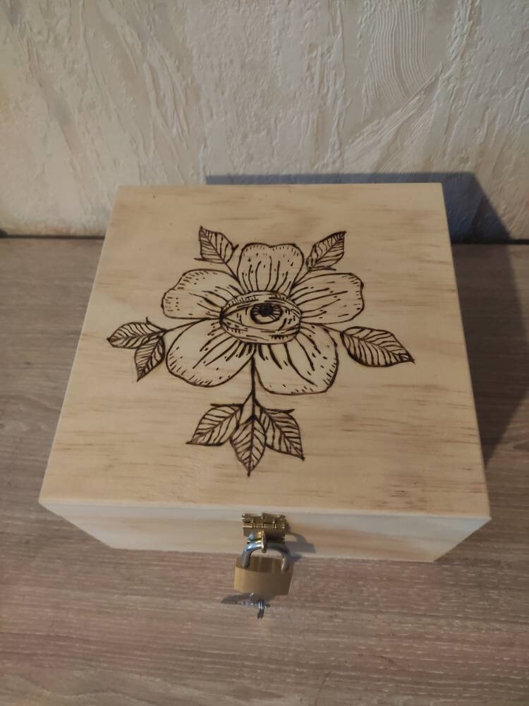 Grande Boîte Fleur Oeil