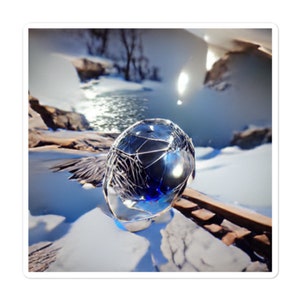 Ice Castle Lands Serie 10.0 by M. Knoblock 2021 Bubble-free Stickers Bubble-free Stickers