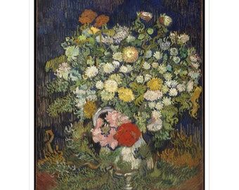 Bouquet of Flowers in a Vase by Vincent van Gogh Bubble-free stickers