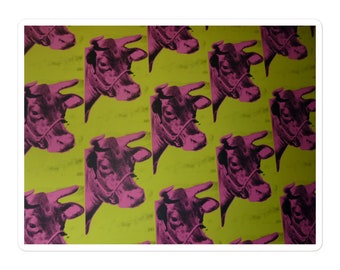Pared del pasillo del Museo Andy Warhol Pegatinas sin burbujas