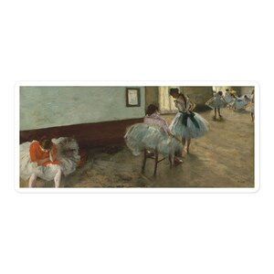 Edgar Degas, The Dance Lesson, c. 1879 Bubble-free stickers