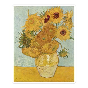 Vincent Willem van Gogh: Sunflowers 1888 Bubble-free stickers