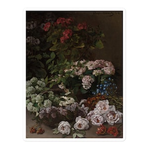 Spring Flowers, by Claude Monet,1953 Bubble-free stickers