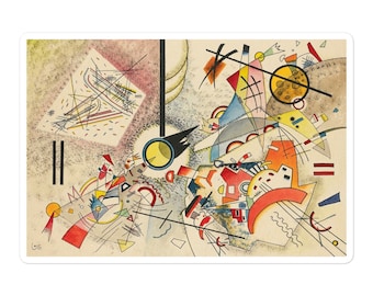 Ohne Titel von Wassily Kandinsky, 1923 Bubble-free Sticker