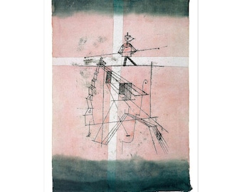Paul Klee Tightrope Bubble-free stickers