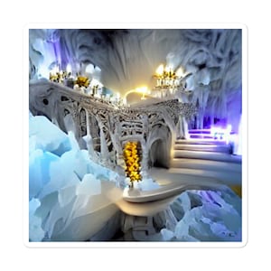Ice Castle Lands Serie 7.0 by M. Knoblock Bubble-free Stickers Bubble-free Stickers