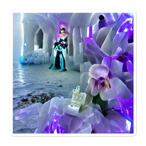 Ice Castle Lands Serie 4.0 by M. Knoblock Bubble-free Stickers