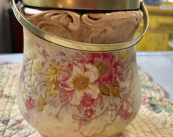 Vintage Royal Bonn Biscuit Jar 1900’s