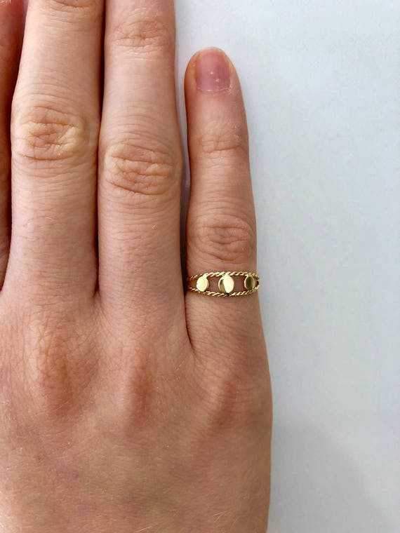 real gold knuckle rings