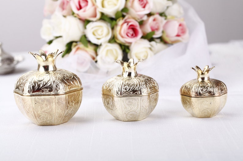 Gold Wedding Favor Boxes Gold Wedding Decorationscheap Etsy