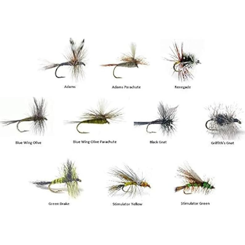 Hdifferent Fly Fishig Rigs Premium Fishing Flies Assortment - Fly Fishing Gift Set - Hand Tied ...