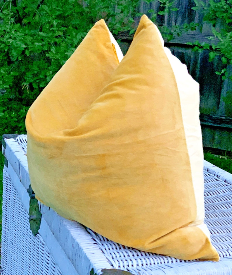 Luxury Mustard Velvet Throw Pillow Velvet Pillow Cover Etsy Australia