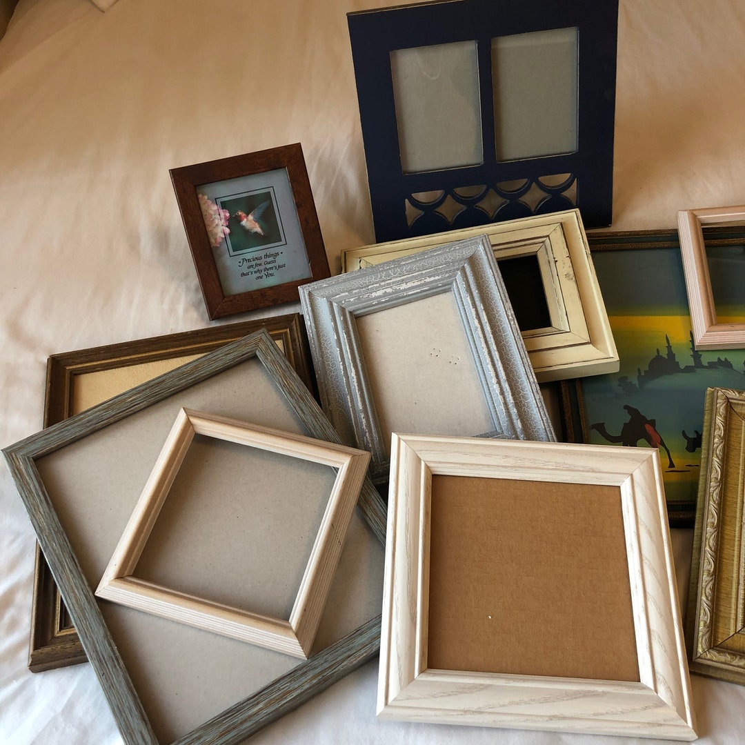 Vintage Various Style Open Picture Frames Lot of 15 Etsy