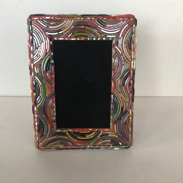 Vintage Art Glass Picture Frame - Two's Co.