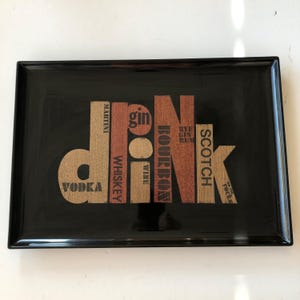 Vintage Couroc Serving Bar Tray - Couroc of Monterey - California