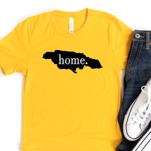 Jamaica Camiseta Home Island Mapa Regalo para Jamaica