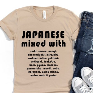Japanese Shirt for Women, Men, Japan Gift, Japanese Mixed With T-Shirt, Japan tshirt