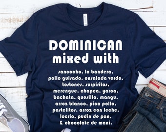 Dominikański Mieszany Z T-shirtem, Prezenty z Dominikany, Koszulka Dominikańska