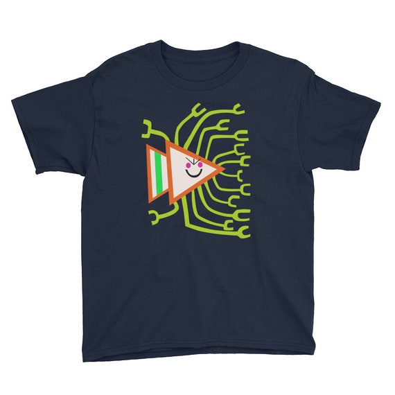 Crazy Hair Flappy Kids Funny Fish T Shirt For Back To School Etsy