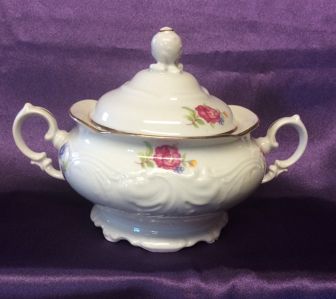 Walbrzych Floral Pattern China Made in Poland Vintage China Etsy
