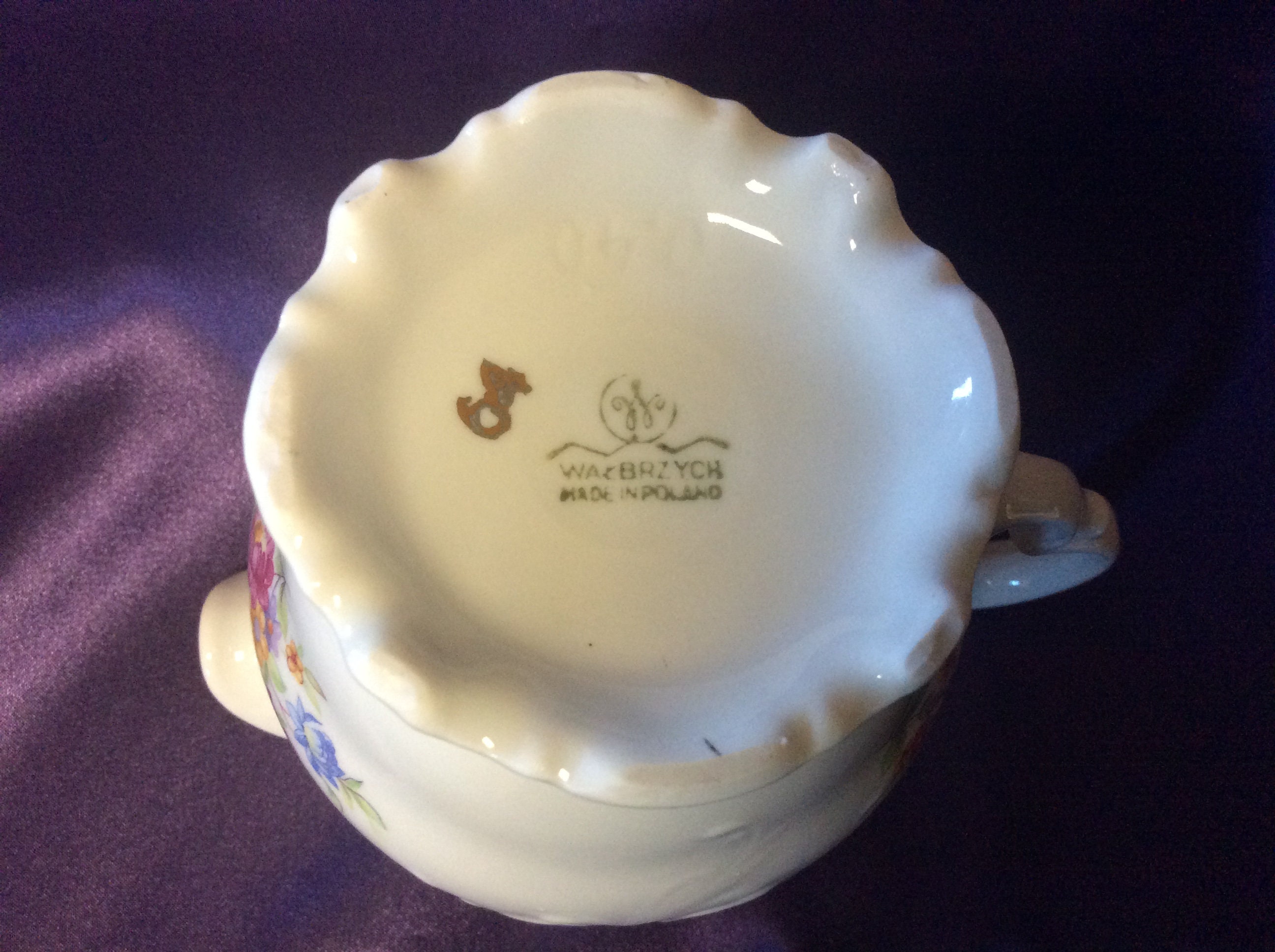 Walbrzych Floral Pattern China Made In Poland Vintage China Etsy