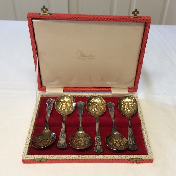 Sheffield England Serving Spoon Etsy