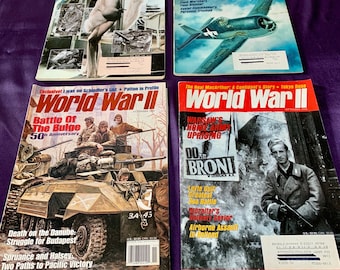 World War II Magazines, Set Of 4 Vintage Issues, March, May, September And November 1994, Collectibles, Historical War Magazines