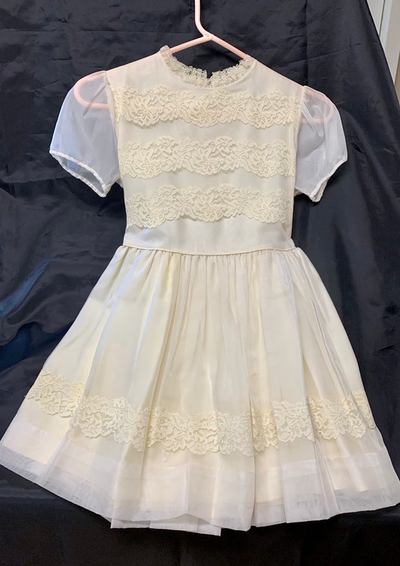 1960’s Girls Communion Dress, Vintage Dresses, Nostal… - Gem