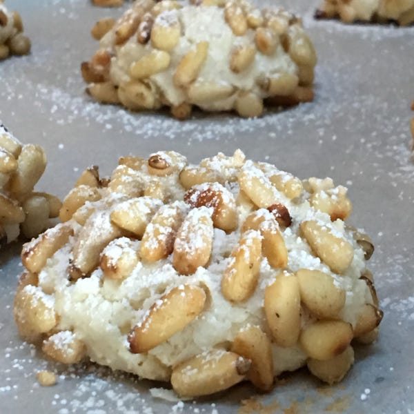 Italian Pignoli Cookies Pine Nut Cookies (One Pound) - Fresh Baked Goods Made to Order