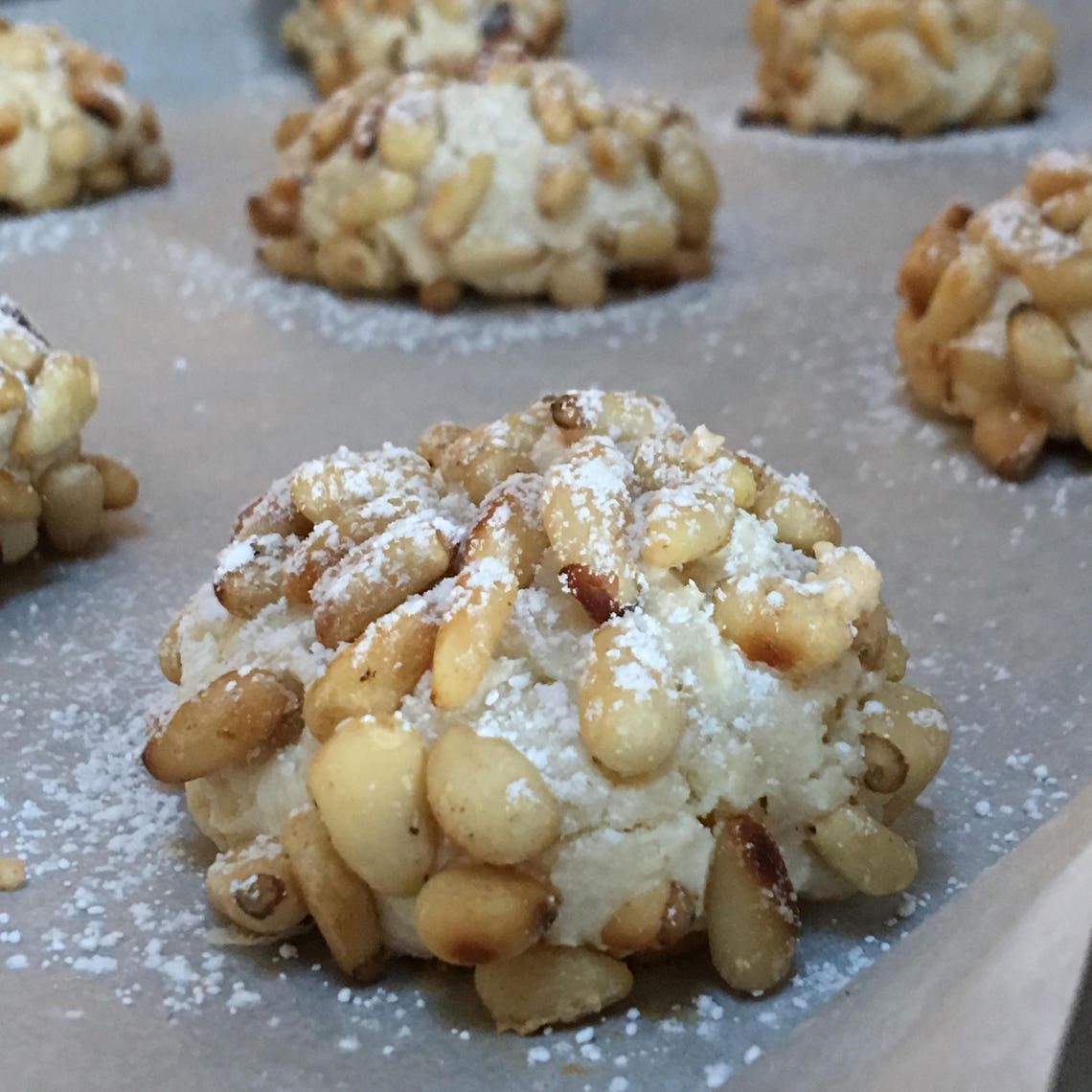 Italian Pignoli Cookies Pine Nut Cookies one Pound Fresh Etsy