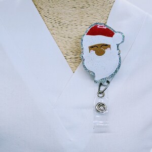 Christmas Badge Reel-Santa Badge Reel