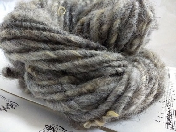 grey wool yarn