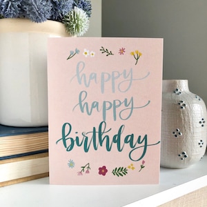 Happy Happy Birthday Card
