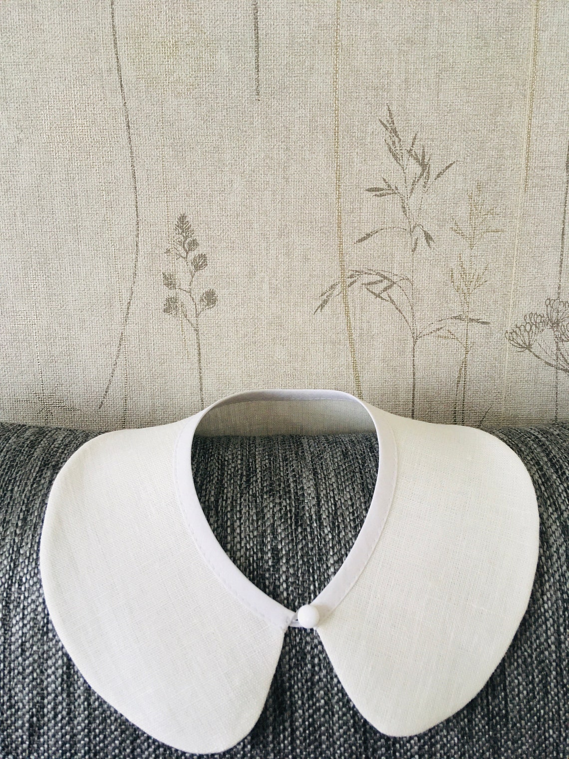 White Detachable Collar White Peter Pan Collar White - Etsy