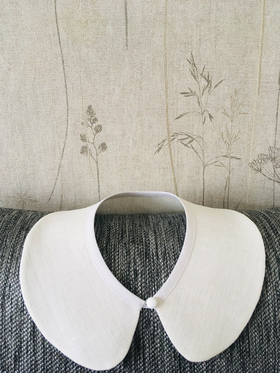 White Peter Pan Collar White Detachable Collar Round Collar 