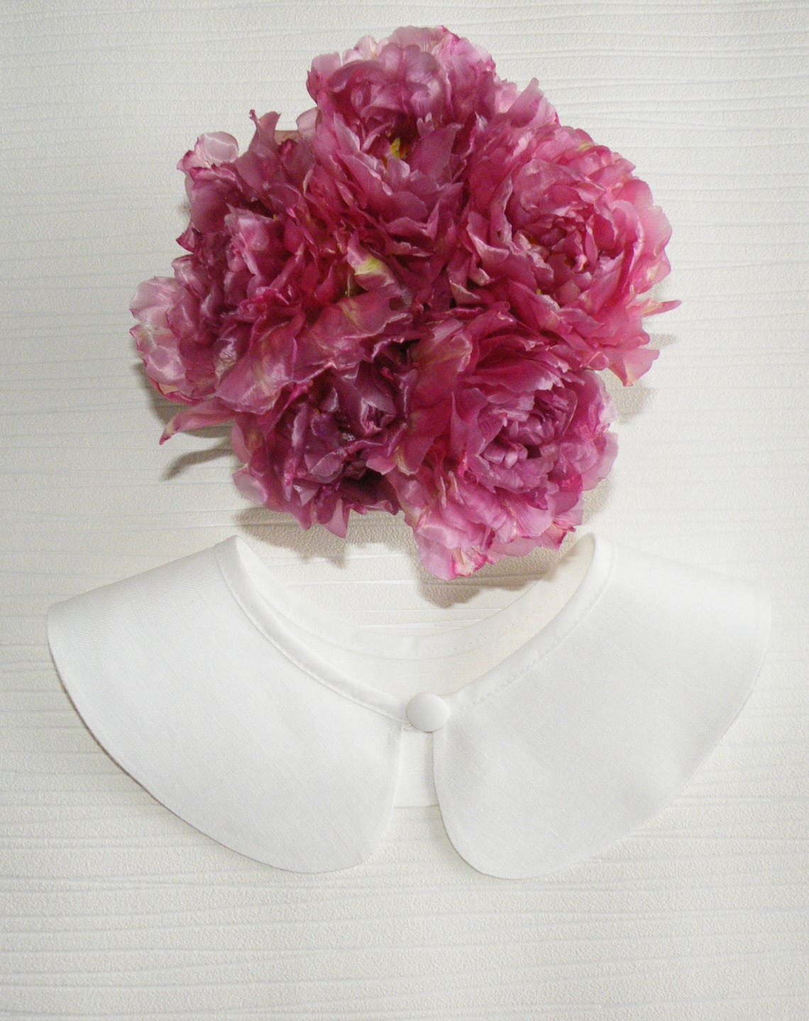 White Detachable Collar White Peter Pan Collar White - Etsy