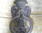 Cast Iron Antique Style VICTORIAN Door Knocker Brown Finish
