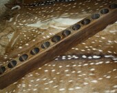 12 Hole Wooden Sugar Mold Wood Candle Holder Primitive Rustic Home Decor