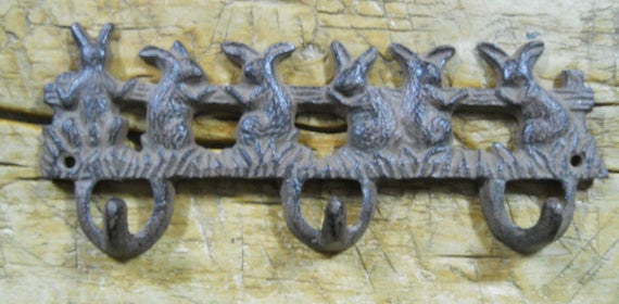 12 Cast Iron Antique Style DOLPHIN Coat Hooks Hook Rack Towel Nautical Beach