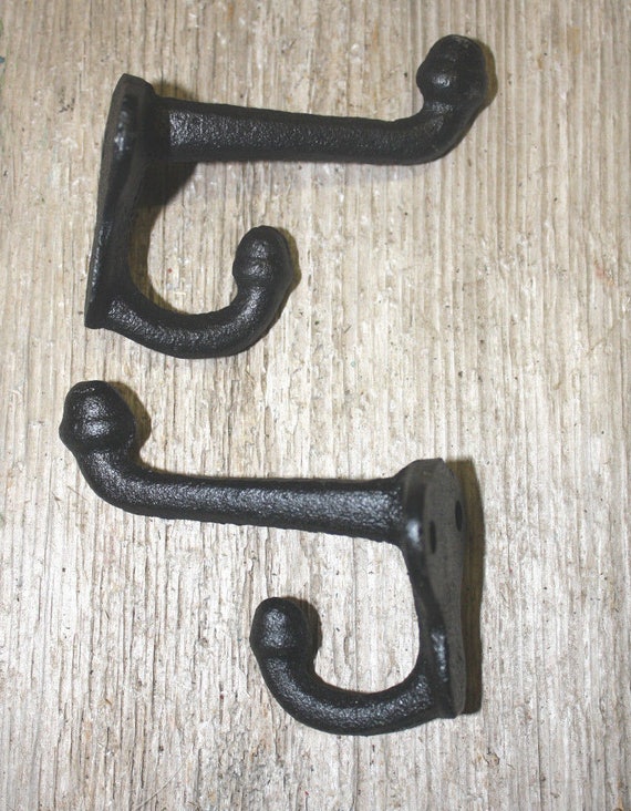 4 Cast Iron Heavy Duty Style Coat Hooks Hat Hook Rack Hall Tree Restoration Coat Rack A Collection By Anglina