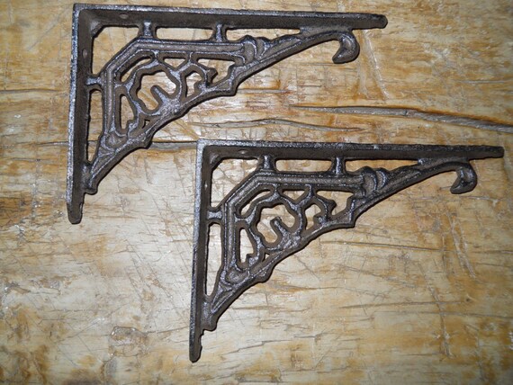 Garden Braces Shelf Bracket 6 Cast Iron Antique Style ARROW Brackets