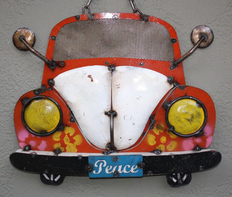 Metal VOLKSWAGEN Sign Gas Oil Garage Man Cave Garage Car Front Bug BEETLE BUS