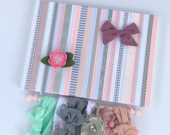 Headband & Bow Organizer – Baby Girl Nursery Decor