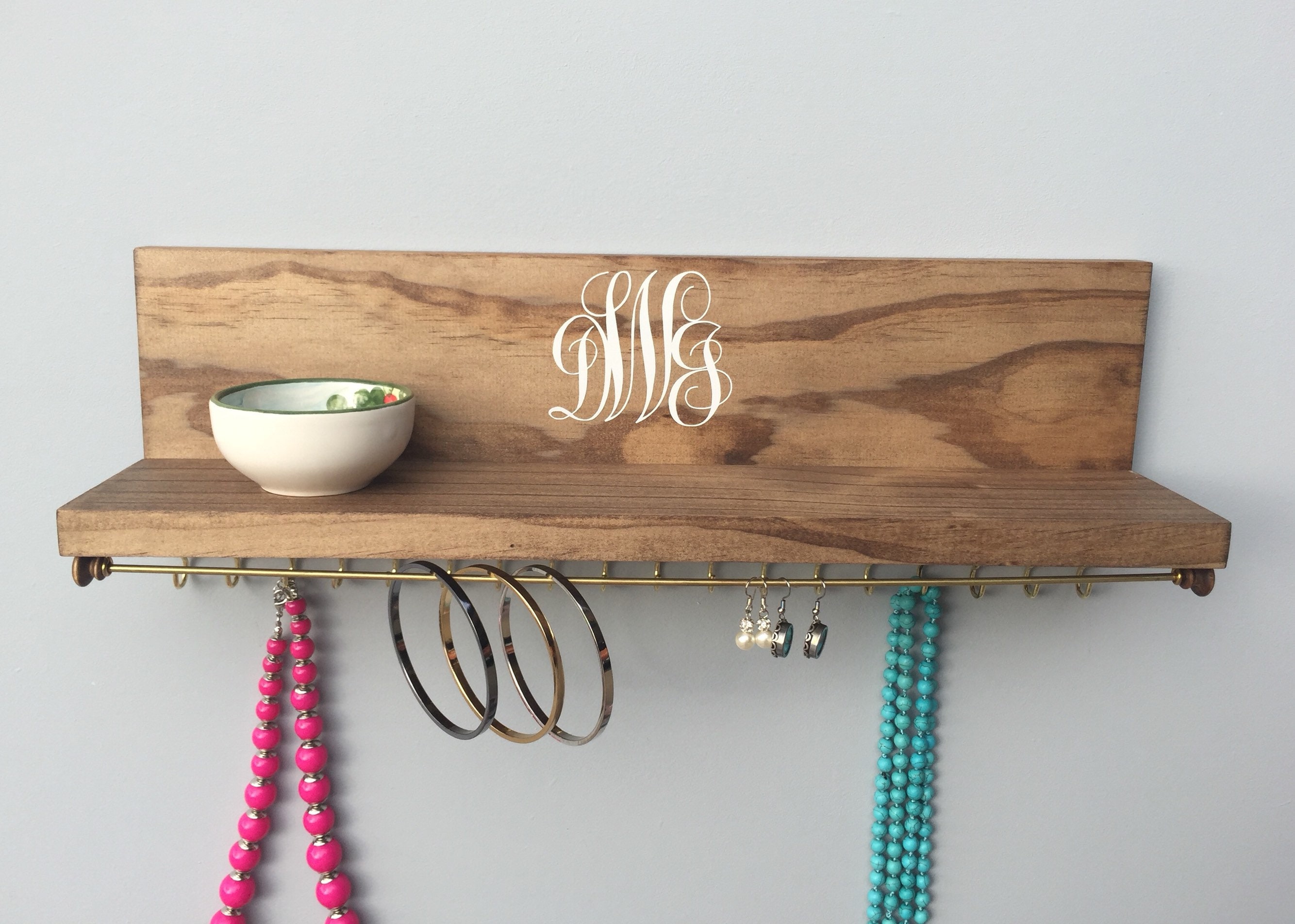 Personalized Jewelry Organizer Custom Jewelry Display Etsy