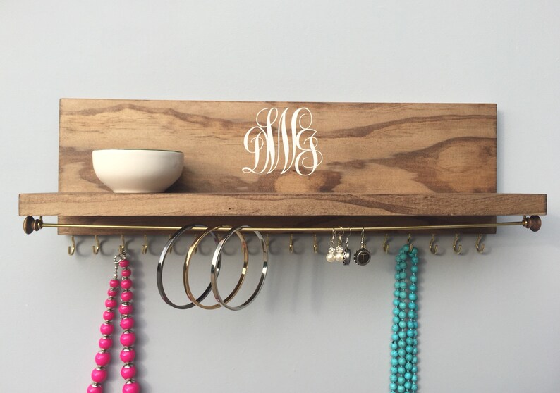 Personalized Jewelry Organizer Custom Jewelry Display Etsy