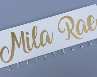 Personalized Headband Holder – Baby Girl Room Decor, Baby Shower Gift
