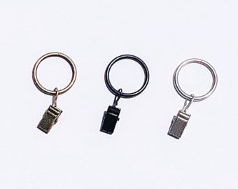 Add Clips to Headband Holder - Bronze, Silver, and Black Clips